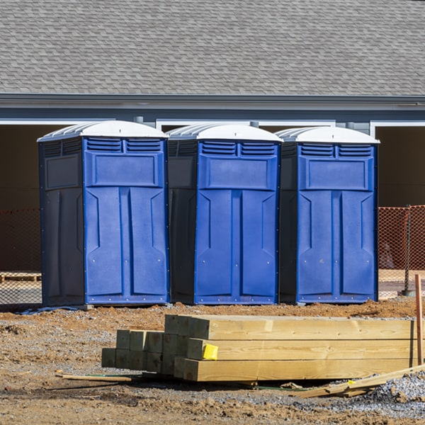 is there a specific order in which to place multiple portable toilets in Churchton